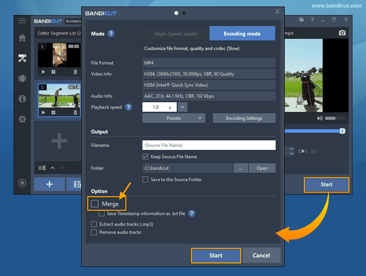rotate and save video