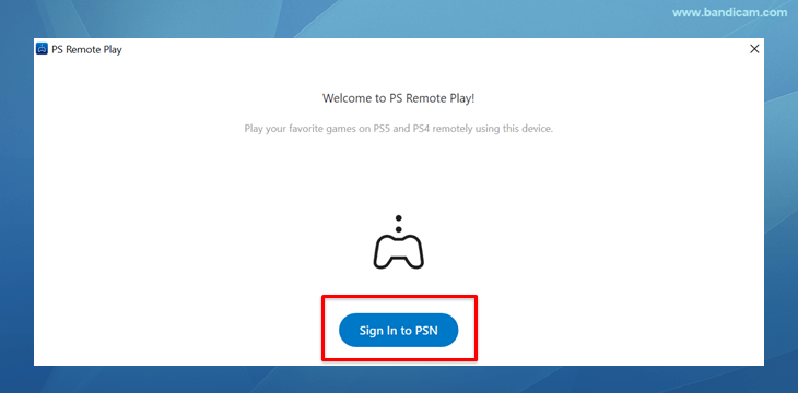 Sign in to your PSN account