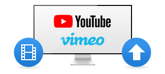 Upload videos to YouTube or Vimeo from Bandicut