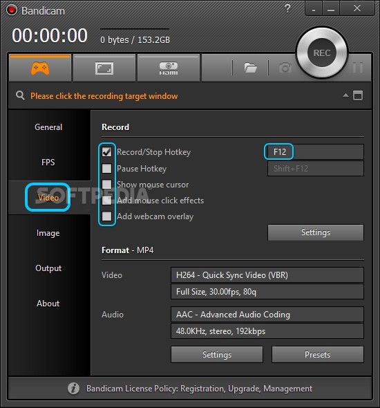 Need For Speed game recording software - Bandicam Game Recorder