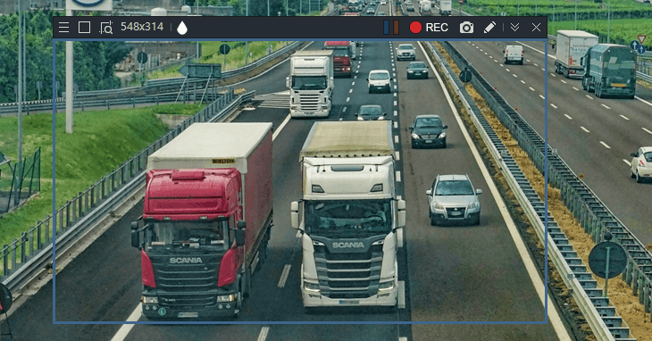 blur a screen recording