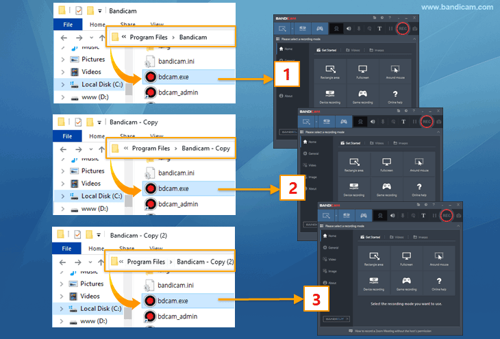 Webcam Recorder, record multiple cameras