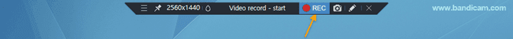 Bandicam, full screen recording