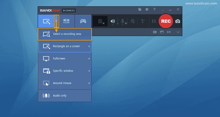 auto-detection for recording area