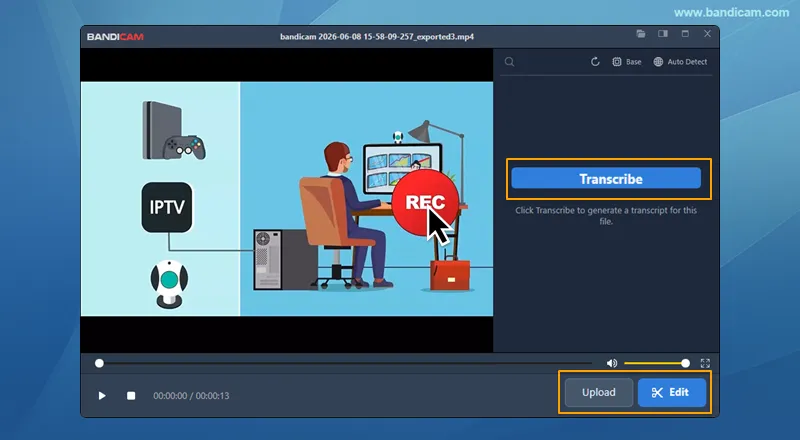 Bandicam Smart Zoom output