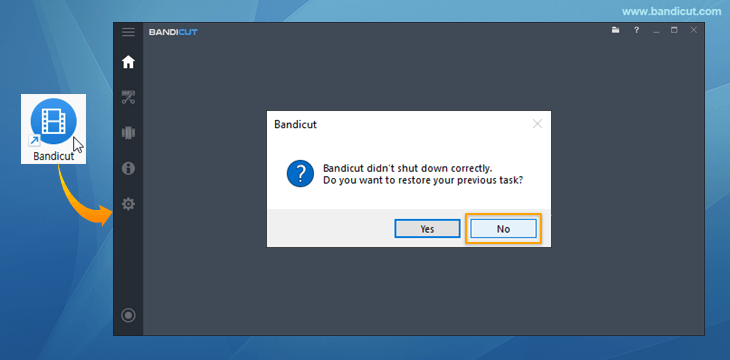 Run another Bandicut program