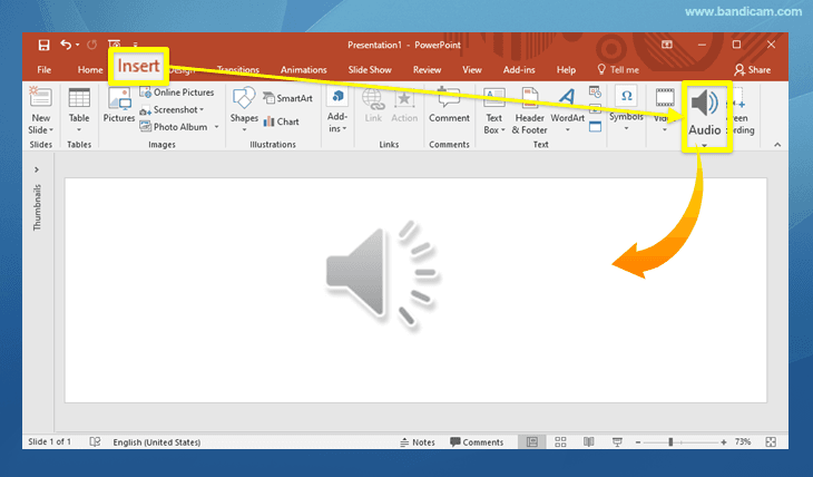 add audio to PowerPoint