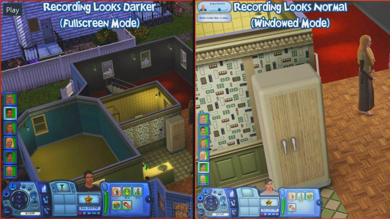 the sims 1 windowed mode