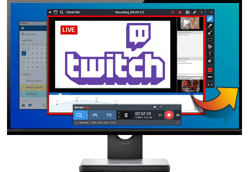 How to record Twitch streams in high-quality - Bandicam