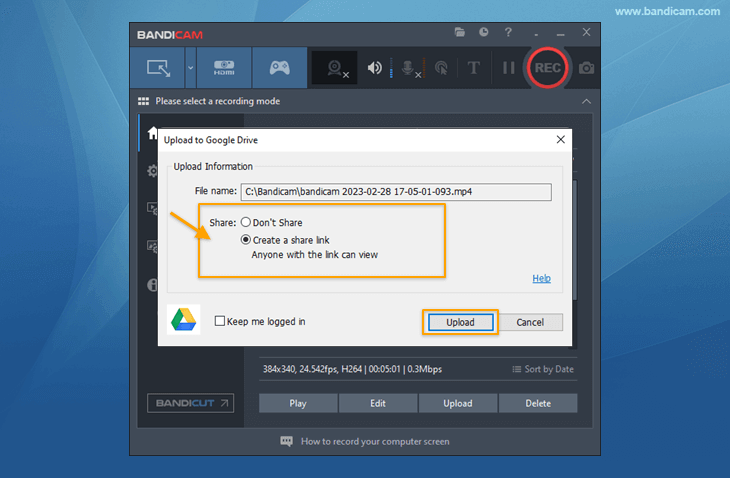 how-to-upload-videos-to-google-drive-bandicam