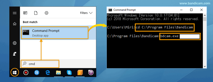 Command-Line Parameters - Bandicam Screen Recorder