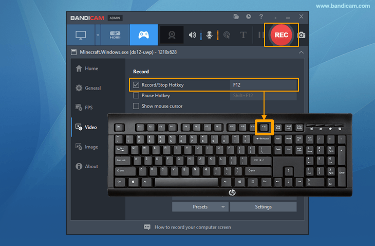 How To Record And Save Roblox Bandicam - roblox controls pc on windows 10