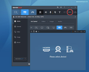Webcam Recorder - Bandicam