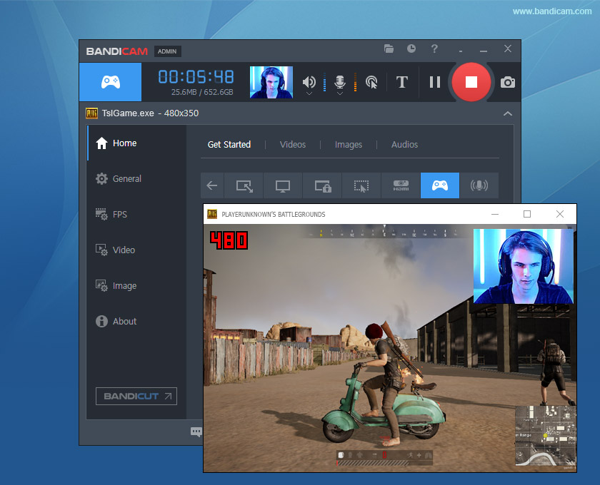 bandicam screen recorder pc