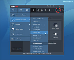 bandicam screen recorder.