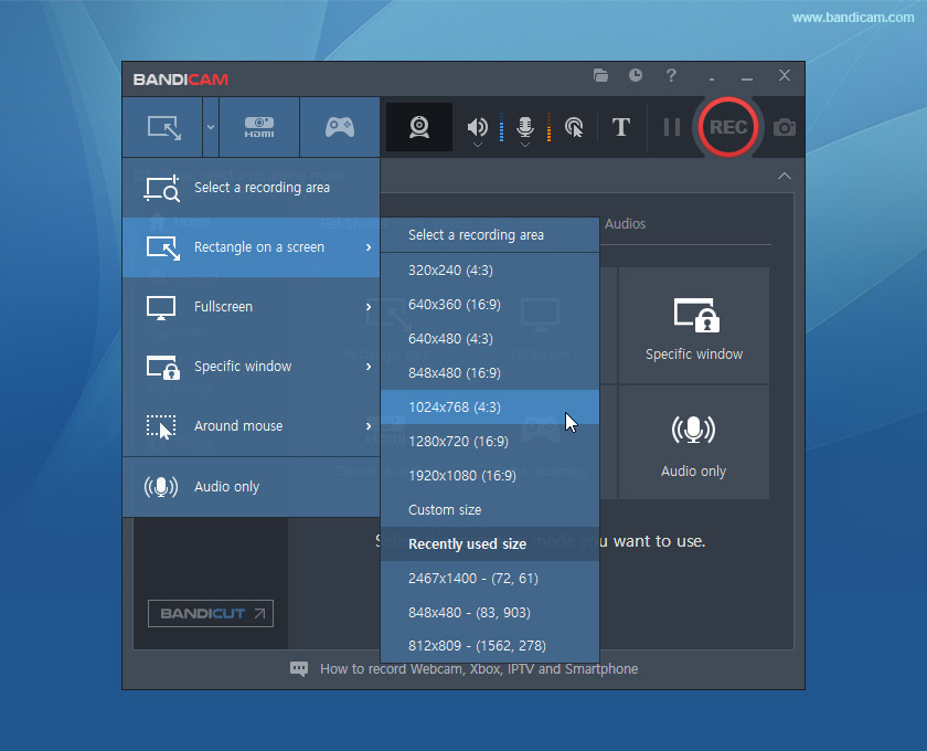 sjcomeup.com - recording software with bandicam