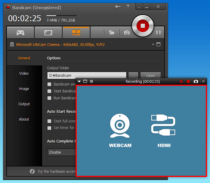 bandicam screen recorder free download for pc