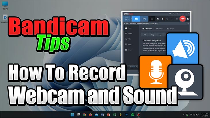 How to record webcam and sound