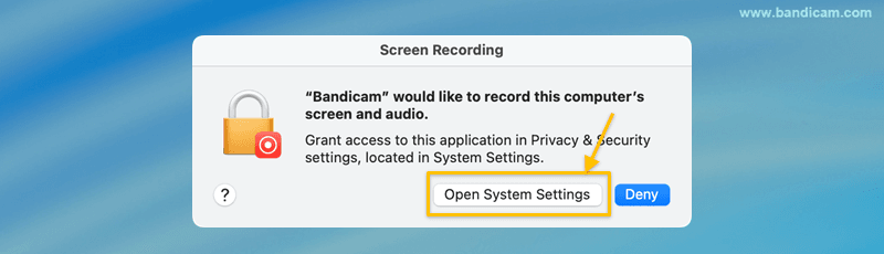Öppna Systeminställningar