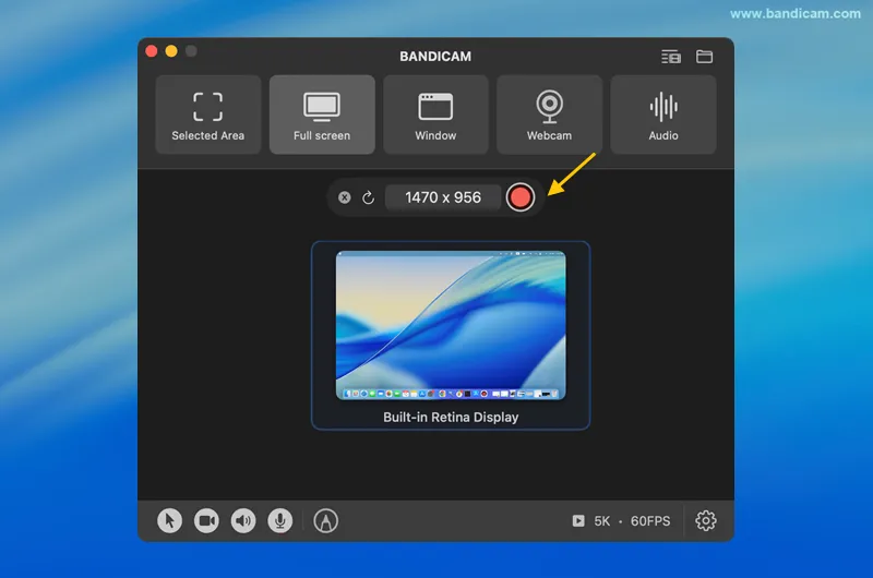 record entire screen on mac