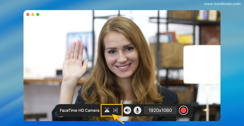 spegel eller vänd webbkamera