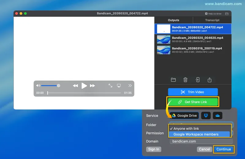 права доступа Google Drive