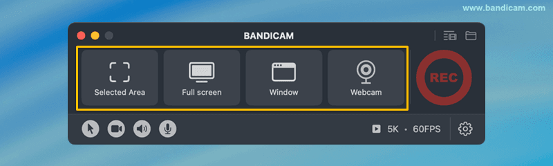 mac skärminspelningslägen