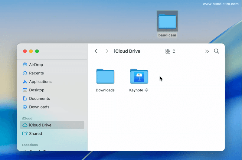 ladda upp videor till iCloud genom att dra och släppa