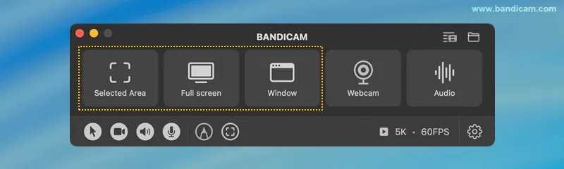 rekam layar iPhone di Mac
