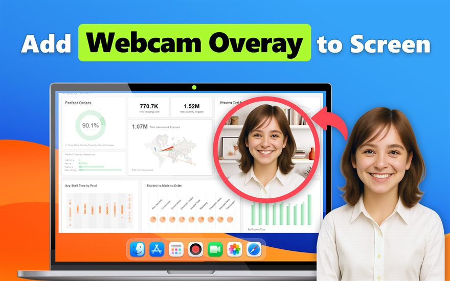Bandicam for macOS - Add Webcam Overlay to screen