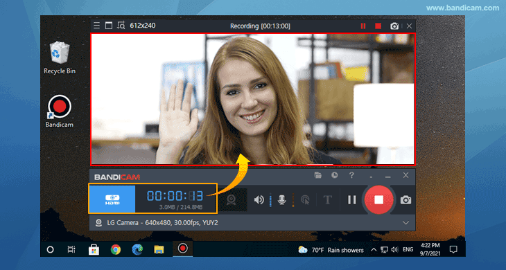 Free Game Recorder - Bandicam