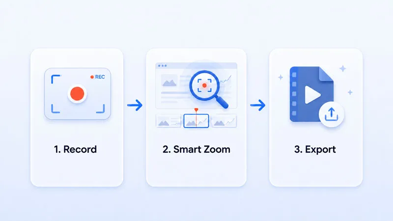 Preview and export Smart Zoom in Bandicam
