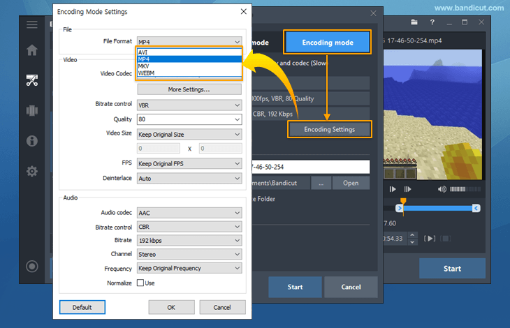 how to convert video files from mp4 to avi