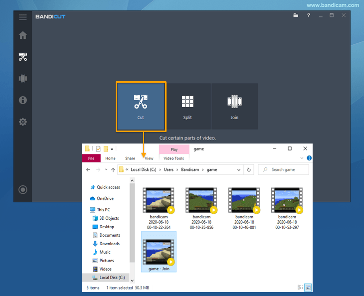 How to edit Bandicam videos with Bandicut