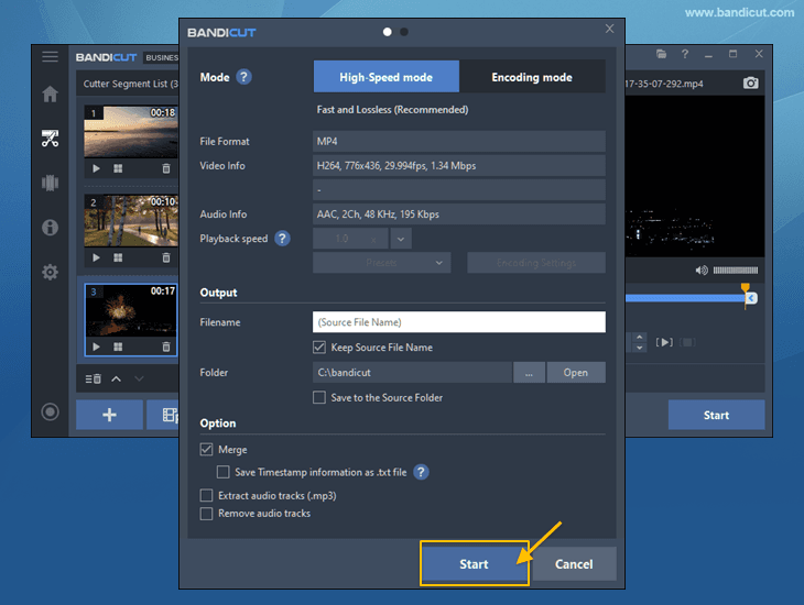 High-Speed/Encoding mode