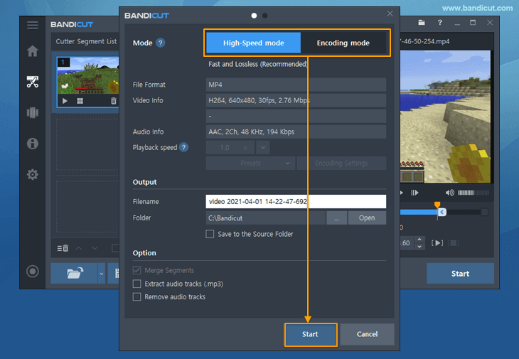 easy video cutter v.2.3